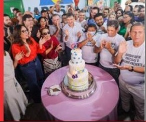 Wellington Dias comemora 61 anos, faz apelo contra fome e diz que receita é ?amorex?(Imagem:Reprodução)
