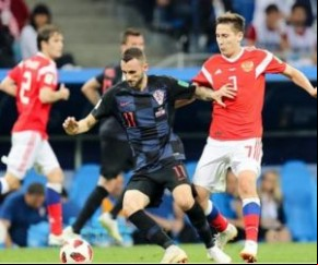 Croácia bate a Rússia nos pênaltis e agora pegará Inglaterra na semifinal.(Imagem:Folha Press)