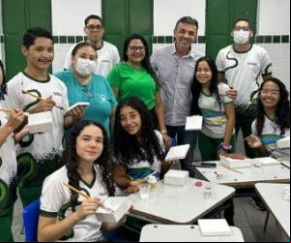 Superintendente da SEDUC-PI visita CETIs de Floriano e anuncia novos cursos(Imagem:Reprodução/Instagram)