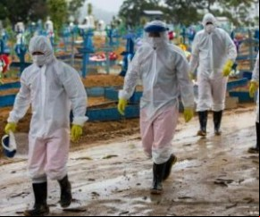 Brasil registra 2.468 mortes por Covid-19 em 24h e ultraa 490 mil(Imagem:Reprodução)