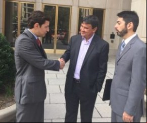 Wellington discute investimentos com representantes do BID.(Imagem:Ccom)