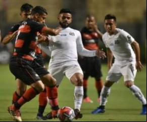 Com gol no último minuto, Santos vence Oeste e avança no Paulistão.(Imagem:Ivan Storti)