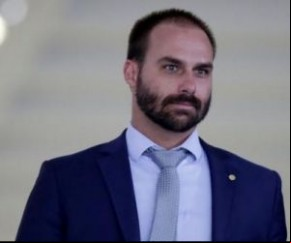 Eduardo Bolsonaro pediu para não comprovar vacina contra Covid-19 em SP(Imagem:Reprodução)