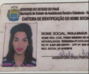 Travesti é assassinada a tiros na BR 316 em Teresina.(Imagem:Divulgação)