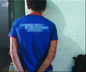 Acusado de usar filho em assaltos é encaminhado para penitenciária de Floriano.(Imagem:Polícia Civil)