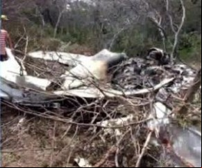 Avião transportando 30 kg de cocaína caiu em abril no interior do Piauí.(Imagem:G1 PI)