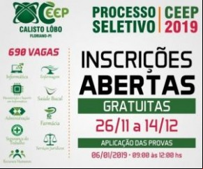 Inscrições para o exame classificatório do CEEP de Floriano se encerram nesta sexta.(Imagem:Divulgação)