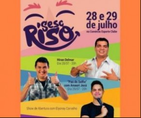 Sesc Riso apresenta espetáculos de humor em Floriano.(Imagem:Divulgação)