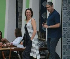 Natasha Dantas e William Bonner(Imagem:Divulgação)