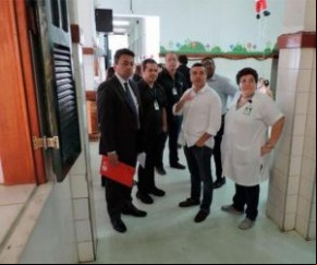 Vistoria do MPE constata que há risco de parte do teto do Hospital Infantil desabar.(Imagem:Divulgação)