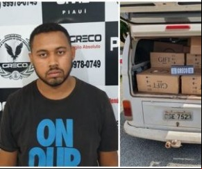 Preso mais um integrante de quadrilha de contrabando de cigarros.(Imagem:Portalr10)