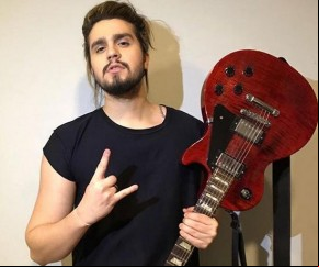 Anúncio de Luan Santana sobre heavy metal era campanha publicitária.(Imagem:Instagram)