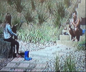 Raquel e François discordam na estrategia de jogo.(Imagem:Reprodução / Rede Record )