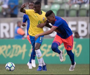 Real Madrid não vai liberar Vinicius Junior para Sul-Americano.(Imagem:Estadão Conteúdo)