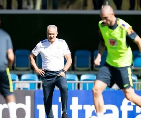 Tite tenta superar pior momento na seleção brasileira em sua antiga casa.(Imagem:Lucas Figueiredo/CBF)