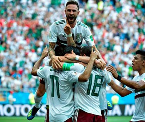 México faz confronto com a Suécia por vaga nas oitavas.(Imagem:Brazil Photo Press)