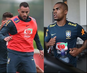 Renato Augusto e Douglas Costa estão vetados do amistoso contra a Croácia.(Imagem:Reprodução)