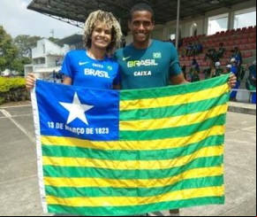 Piauienses conquistam duas medalhas de prata no Sub-20.(Imagem:florianonews.piauiconectado.com)