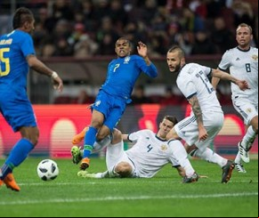 Douglas Costa será o quarto atacante da Seleção na Copa.(Imagem:Pedro Martins)