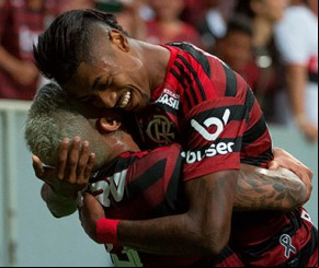 Bruno Henrique brilha, e Flamengo goleia o Vasco em Brasília.(Imagem:Divulgação)