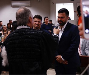 Cerimônia oficializa casamento civil de 8 casais homoafetivos.(Imagem:florianonews.piauiconectado.com)