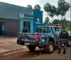 Bando faz família de gerente refém e assalta loteria no Norte do Estado.(Imagem:Campo Maior em Foco)