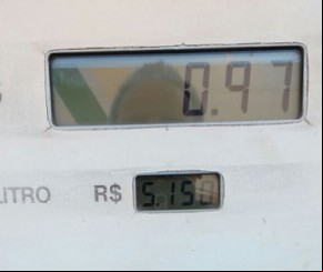 Gasolina no Piauí supera preço médio da ANP e chega a R$ 5,15 em Corrente.(Imagem:florianonews.piauiconectado.com)