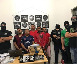 Sítio de luxo funcionava como central de distribuição de drogas em Teresina.(Imagem:Depre)