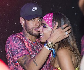 Anitta diz que pode ter beijado Neymar após vídeo.(Imagem:Reprodução)