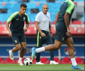Tite mantém time titular e Brasil faz jogo decisivo com a Sérvia.(Imagem:Lucas Figueiredo/CBF)