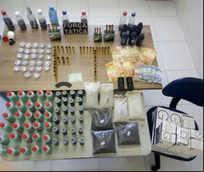 Distribuidor clandestino de munição é preso em Paes Landim.(Imagem:PM-PI)