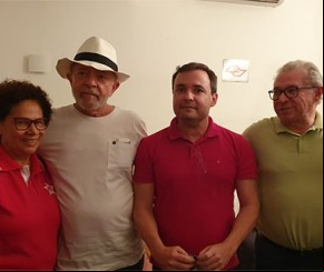 Lula garante que estará no palanque de Fábio Novo e deve vir ao Piauí dia 08.(Imagem:florianonews.piauiconectado.com)