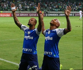 Com gol de Deyverson, Palmeiras a fácil pelo Melgar na Libertadores.(Imagem:Divulgação)