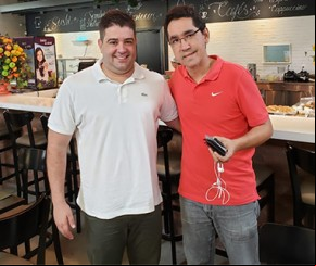 Presidente do PSL convida André Baía para ser candidato em 2020.(Imagem:Ascom)