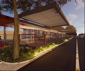 Projeto de estações na Frei Serafim fica pronto e a por análise.(Imagem:Reprodução)
