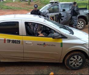 Corpo de taxista morto a pauladas é encontrado com mãos e pés amarrados.(Imagem:florianonews.piauiconectado.com)