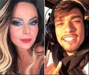 Viviane Araújo vive affair com jogador do Flamengo.(Imagem:Famosidades)