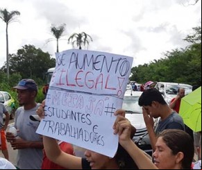 Governo suspende reajuste na tarifa de ônibus de R$ 4,00 para Altos.(Imagem:florianonews.piauiconectado.com)