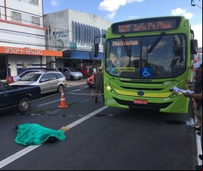 Mecânico morre atropelado em corredor exclusivo para ônibus na Miguel Rosa.(Imagem:florianonews.piauiconectado.com)