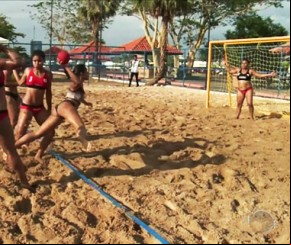 Lagoas do Norte recebe circuito brasileiro de handebol de areia.(Imagem:florianonews.piauiconectado.com)