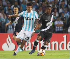 Racing goleia o Vasco na Argentina pela Libertadores.(Imagem:Carlos Gregório)