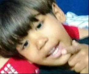 Jefferson Matheus Duarte, de 7 anos, morreu após ser cortado por linha de pipa.(Imagem:G1 Santos)
