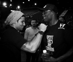 Bruno Gagliasso e Anderson Silva em Las Vegas.(Imagem:Reprodução do Instagram)