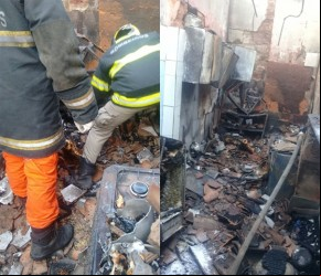 Incêndio que matou cozinheira em pensão deve ser investigado.(Imagem:florianonews.piauiconectado.com)