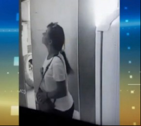 Mulher que invadiu o estabelecimento(Imagem:Divulgação)