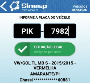 Automóvel é tomado de assalto no povoado Araras.(Imagem:Reprodução/Sinesp)
