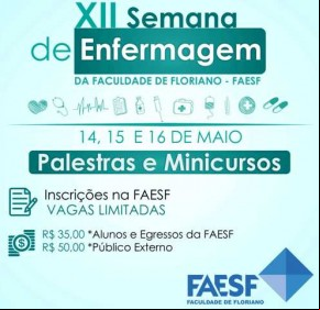 FAESF realiza XII edição da Semana de Enfermagem em Floriano.(Imagem:FAESF )
