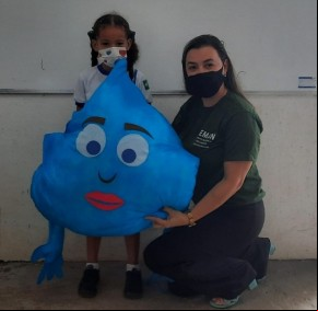 Seman realiza palestra em escolas municipais sobre a Semana da Água.(Imagem:Secom)