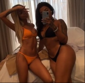 Ludmilla questiona crítica a foto dela com namorada.(Imagem:Divulgação/Instagram)