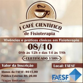 FAESF promove I Café Científico de Fisioterapia em Floriano.(Imagem:Divulgação)